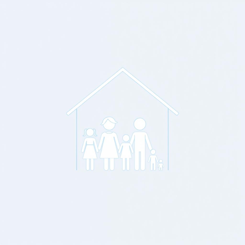 Icon representing families and households Icon representing families and households